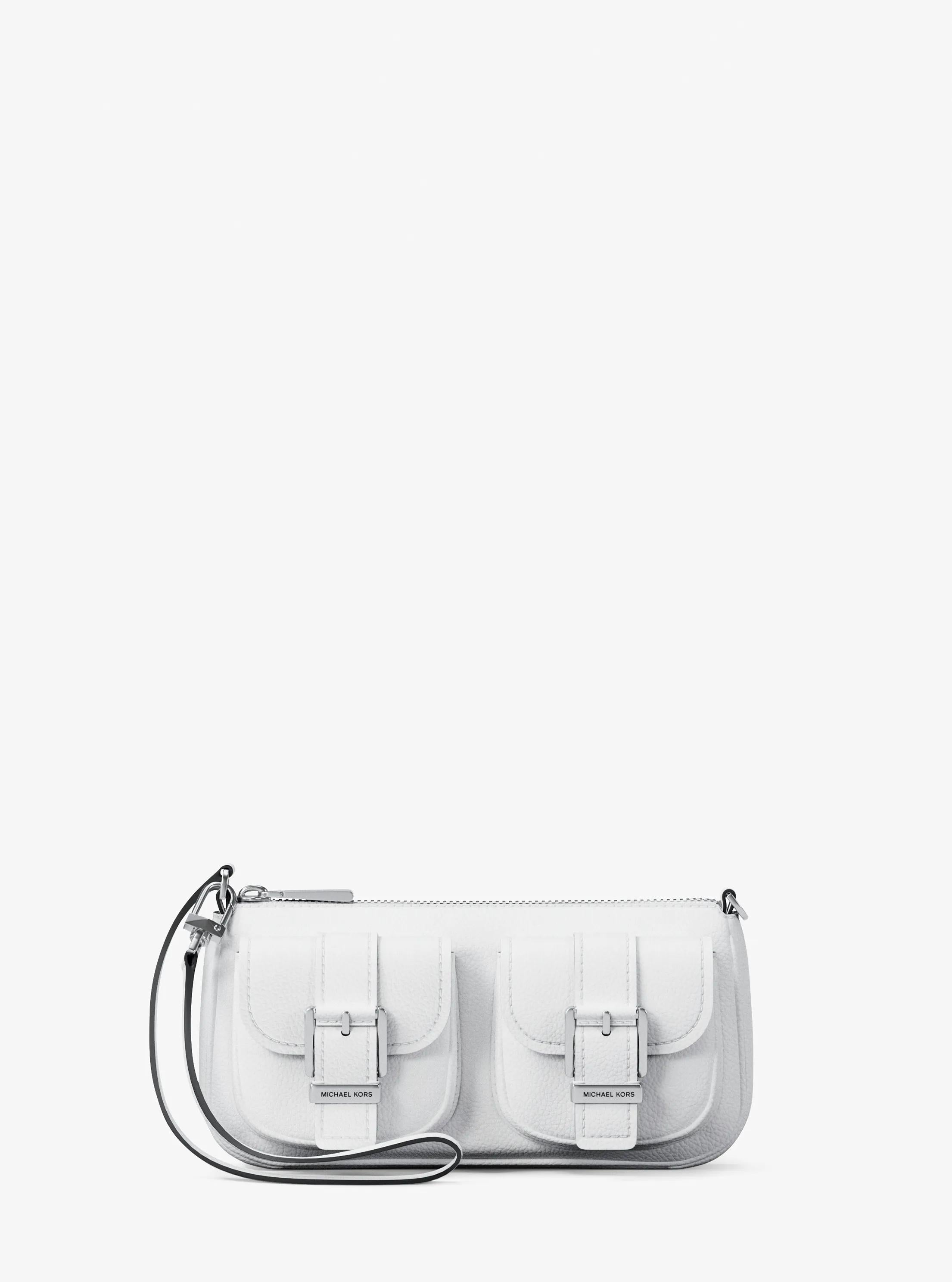 Zoe Small Pebbled Leather Pochette
