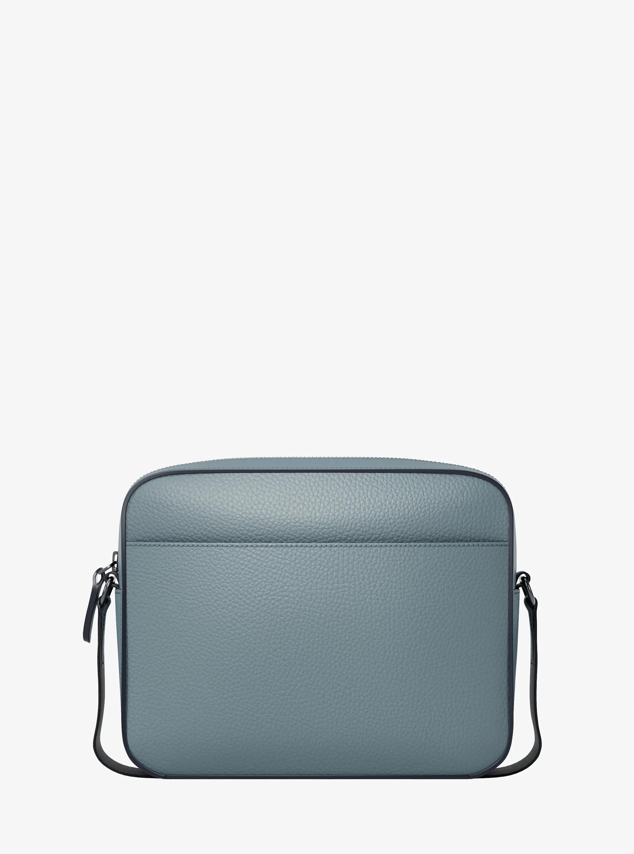 Jet Set Logo Embossed Leather Crossbody Bag