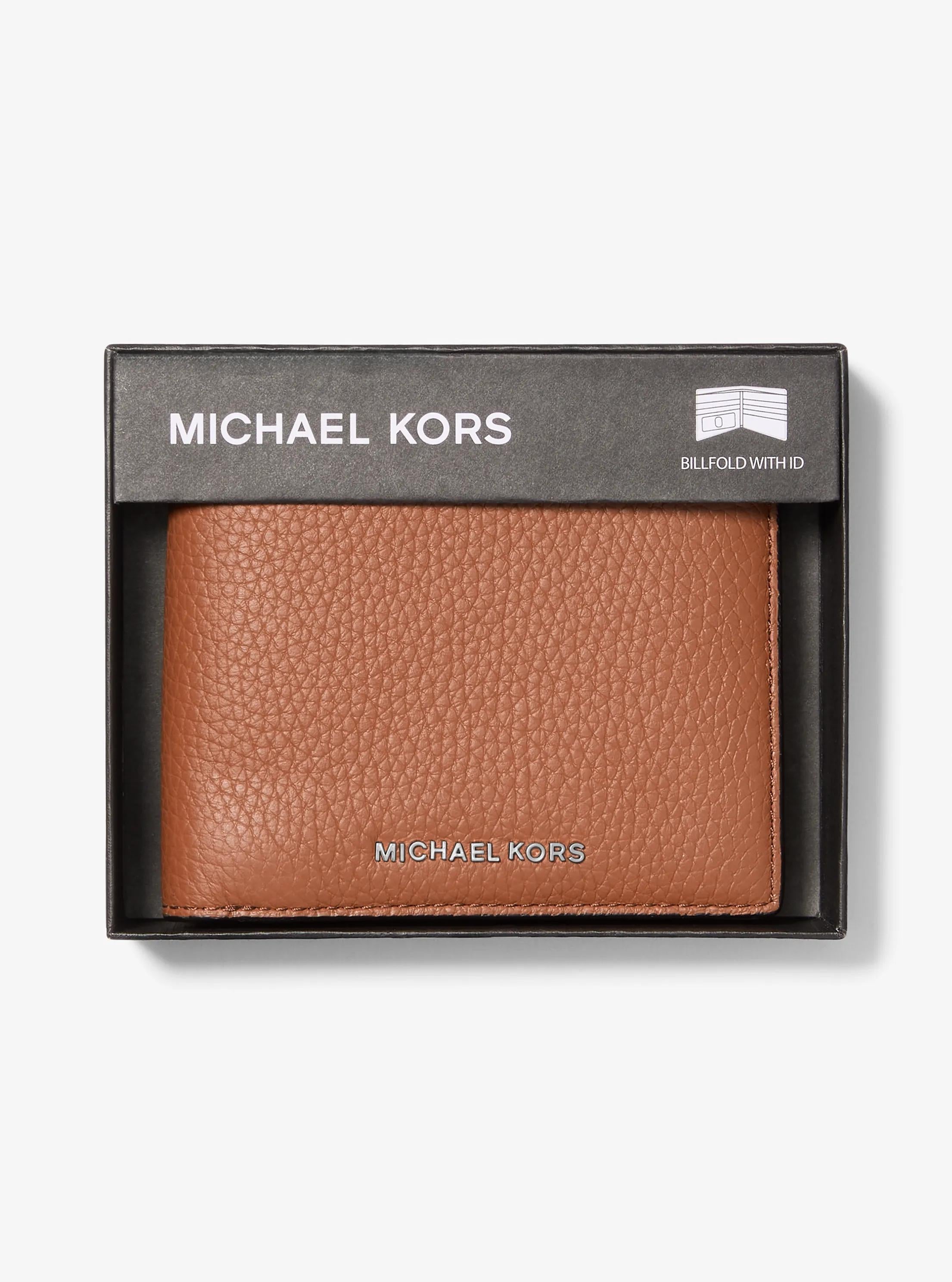 Hudson Pebbled Leather Billfold Wallet