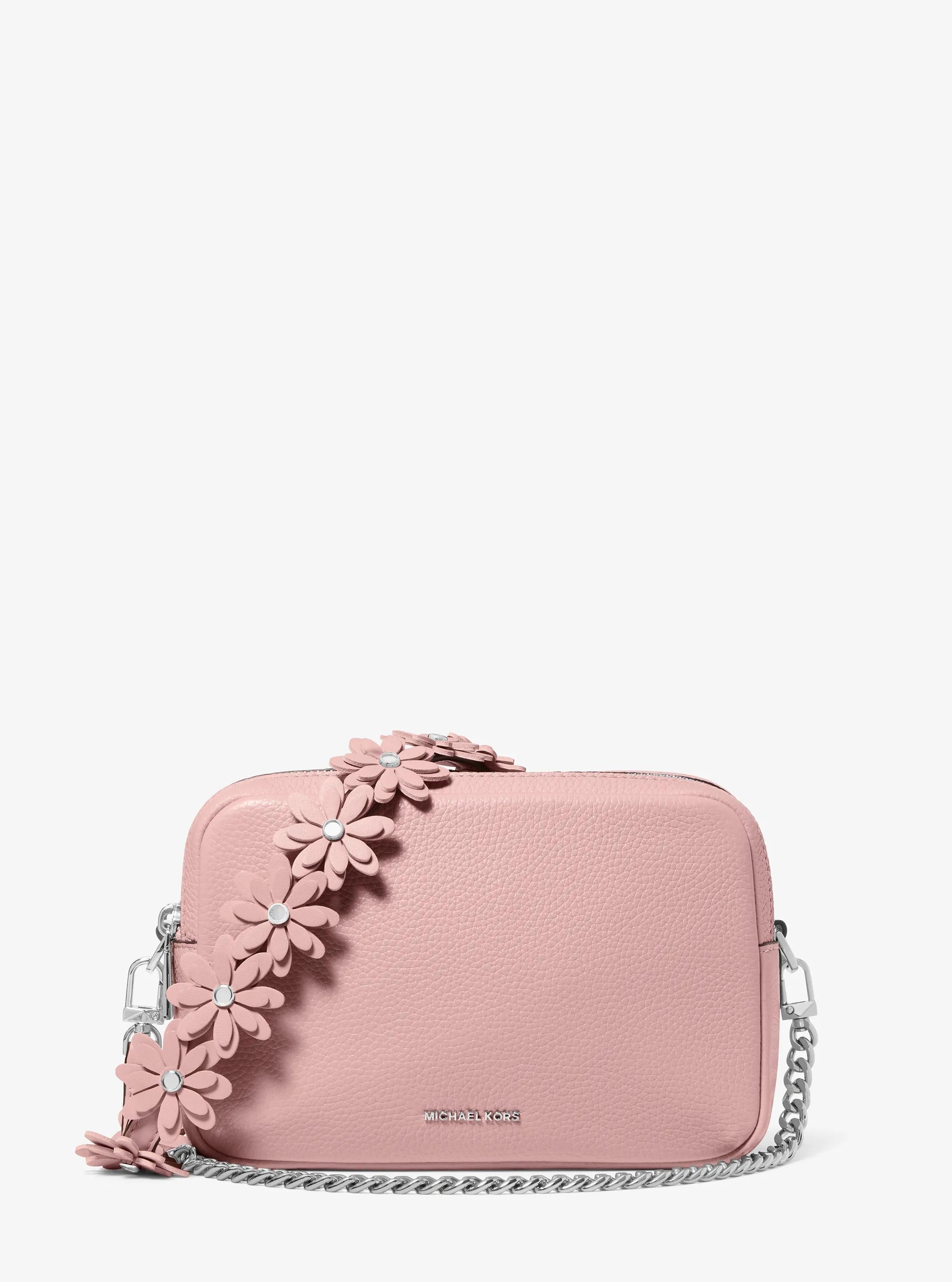 Bryant Medium Pebbled Leather Camera Crossbody Bag
