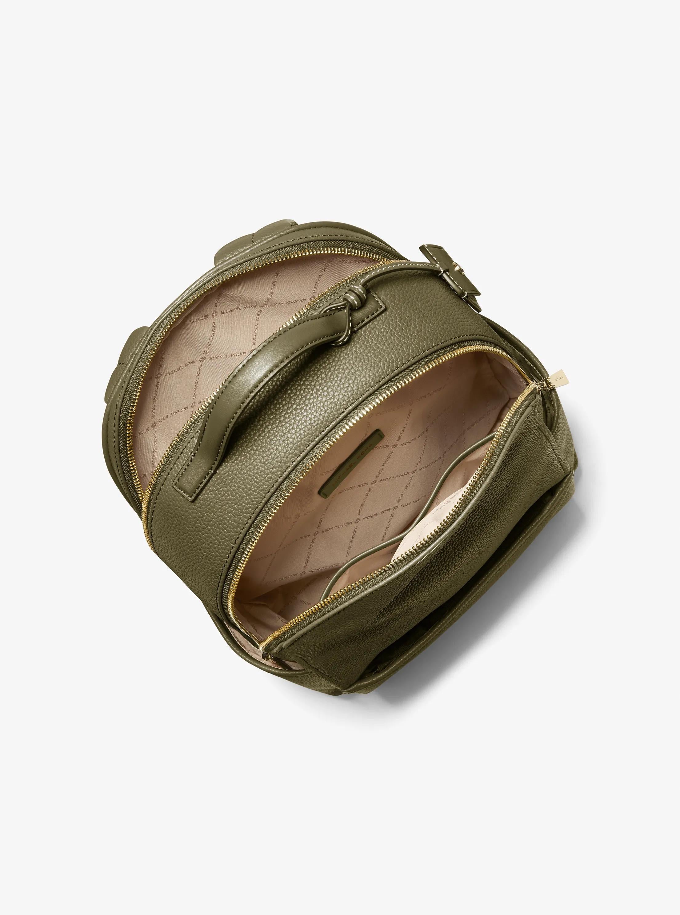 Sable Medium Pebbled Leather Backpack